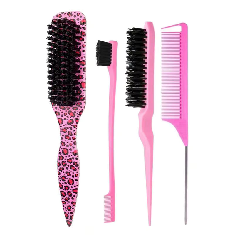 Boar Bristle Slick Back Hair Brush