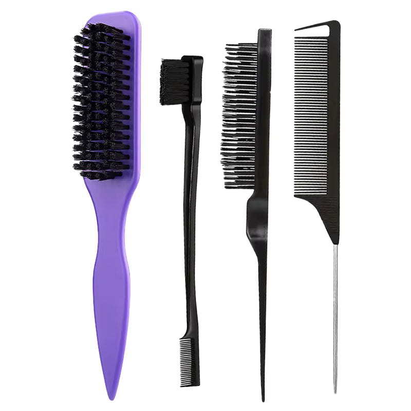 Boar Bristle Slick Back Hair Brush