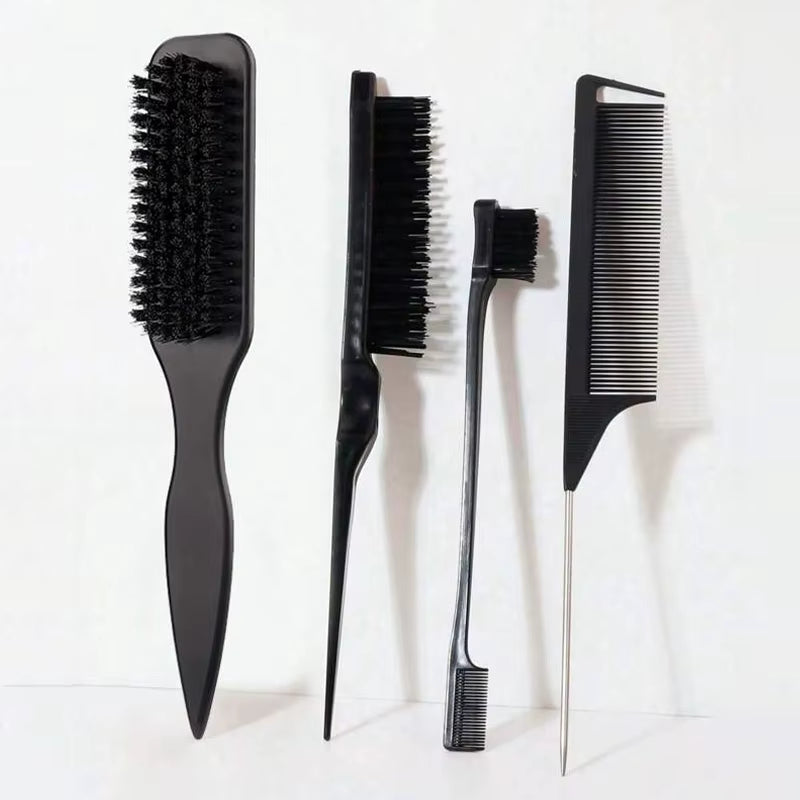 Boar Bristle Slick Back Hair Brush