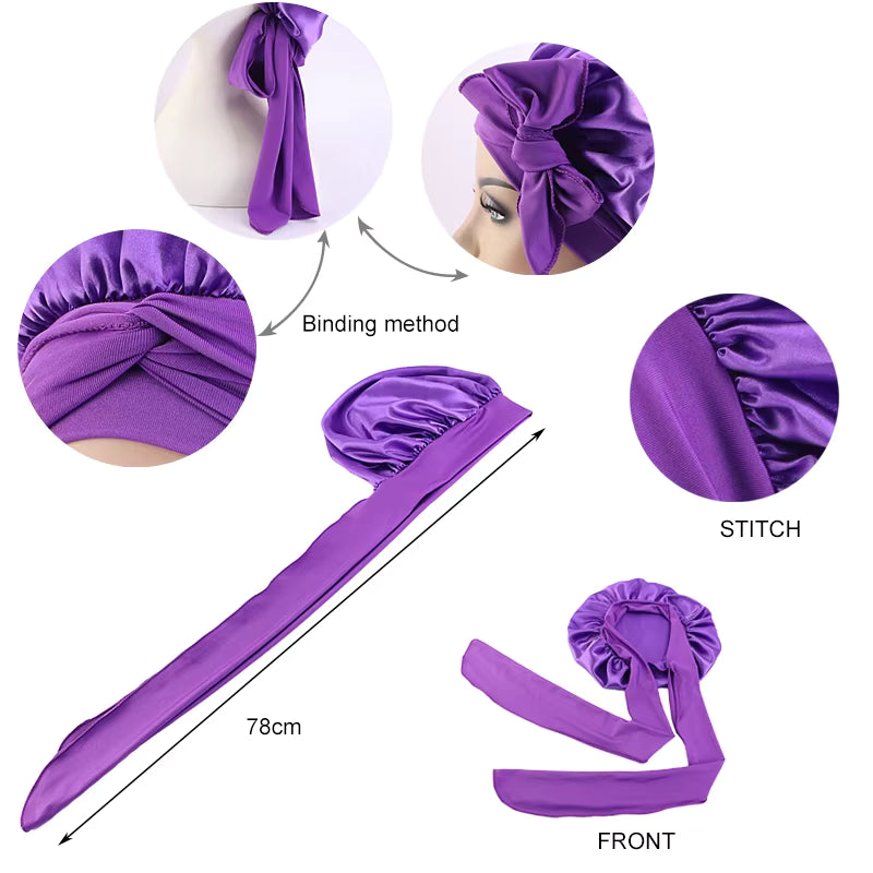 Satin Sleeping Cap For Women
